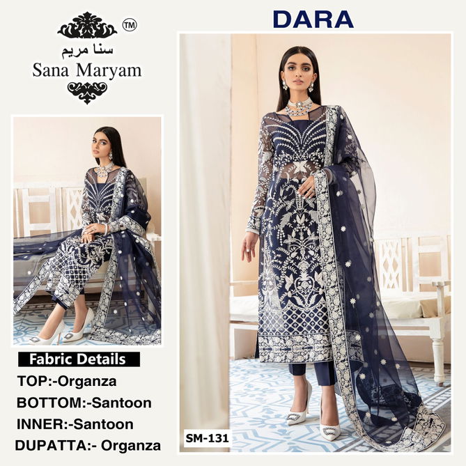 DARA SM 131 Fancy Festive Wear Wholesale Pakistani Suits